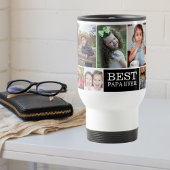 Creëer Uw eigen 10 foto's Collage Beste Papa ooit Reisbeker