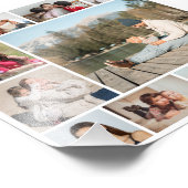 Creëer Uw eigen 11 foto collage foto afdrukken (Hoek)