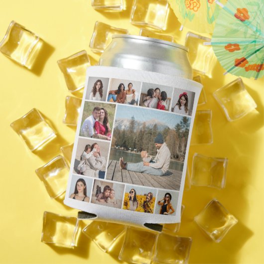 Creëer Uw eigen 11-fotocollage Blikjeskoeler (Insitu Zomer)