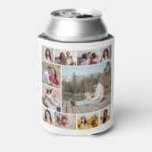 Creëer Uw eigen 11-fotocollage Blikjeskoeler (Blikje Achterkant)