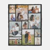 Creëer Uw eigen 11-fotocollage Fleece Deken (Voorkant)