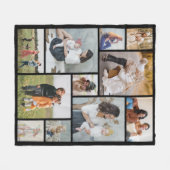 Creëer Uw eigen 11-fotocollage Fleece Deken (Voorkant (Horizontaal))