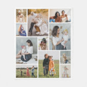 Creëer Uw eigen 11-fotocollage Fleece Deken (Voorkant)