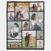 Creëer Uw eigen 11-fotocollage Fleece Deken (Voorkant)