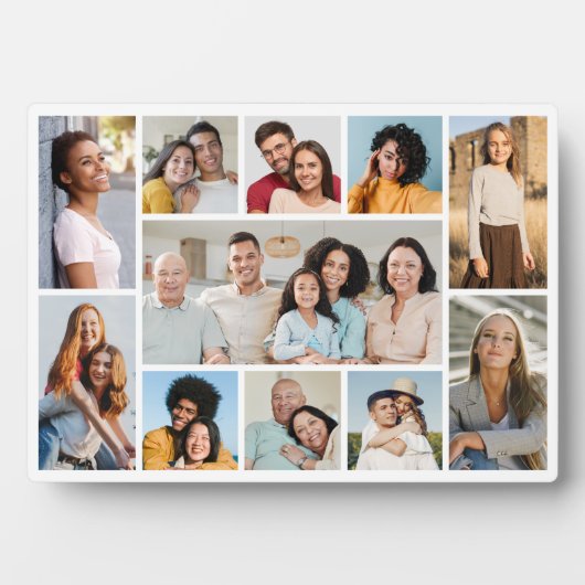 Creëer Uw eigen 11-fotocollage Fotoplaat (voorkant)