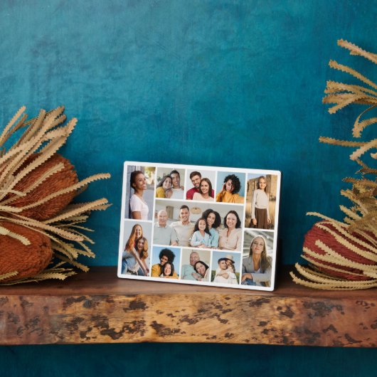 Creëer Uw eigen 11-fotocollage Fotoplaat (Zijkant)