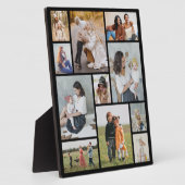 Creëer Uw eigen 11-fotocollage Fotoplaat (Zijkant)