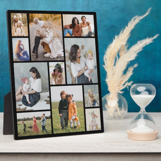 Creëer Uw eigen 11-fotocollage Fotoplaat (Zijkant)