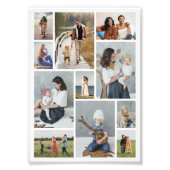 Creëer Uw eigen 11 Fotocollage Fotouitbreiding Foto Afdruk (Voorkant)