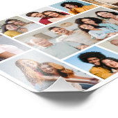 Creëer Uw eigen 11 Fotocollage Fotouitbreiding Foto Afdruk (Hoek)