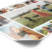 Creëer Uw eigen 11 Fotocollage Fotouitbreiding Foto Afdruk (Hoek)