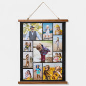 Creëer Uw eigen 11-fotocollage Hangend Wandkleed (Voorkant)