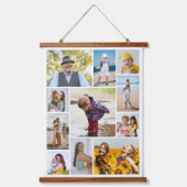 Creëer Uw eigen 11-fotocollage Hangend Wandkleed (Voorkant)