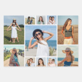 Creëer Uw eigen 11-fotocollage Inpakpapier Vel (Voorkant 2)