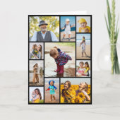 Creëer Uw eigen 11-fotocollage Kaart (Voorkant)