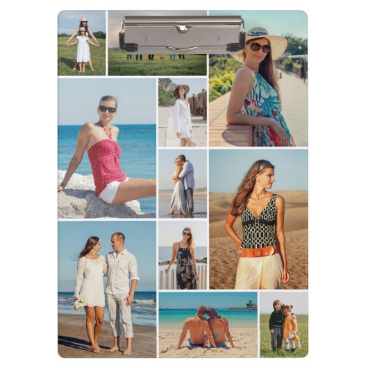 Creëer Uw eigen 11-fotocollage Klembord (Voorkant)