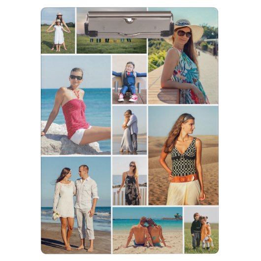 Creëer Uw eigen 11-fotocollage Klembord (Voorkant)