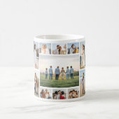 Creëer Uw eigen 11-fotocollage Koffiemok (Center)