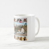 Creëer Uw eigen 11-fotocollage Koffiemok (Voorkant rechts)