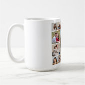 Creëer Uw eigen 11-fotocollage Koffiemok (Links)