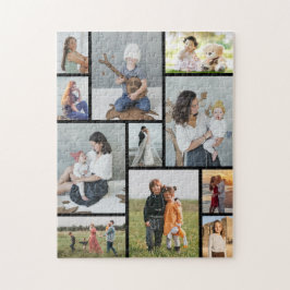 Creëer Uw eigen 11-fotocollage Legpuzzel