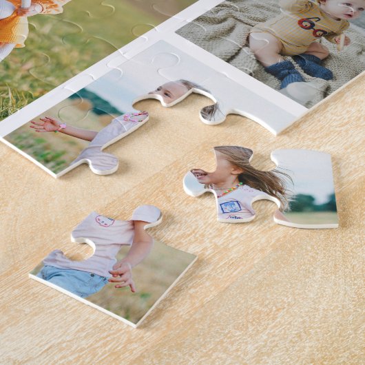 Creëer Uw eigen 11-fotocollage Legpuzzel (Zijkant)
