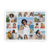 Creëer Uw eigen 11-fotocollage Magneet (Horizontaal)