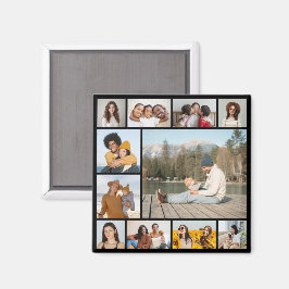 Creëer Uw eigen 11-fotocollage Magneet