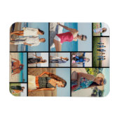 Creëer Uw eigen 11-fotocollage Magneet (Horizontaal)