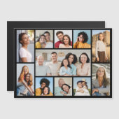 Creëer Uw eigen 11-fotocollage-magneetkaart (Voorkant / Achterkant)