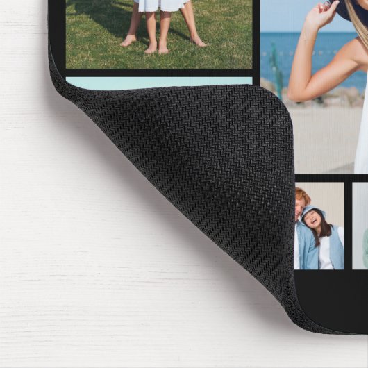 Creëer Uw eigen 11-fotocollage Muismat (Hoek)