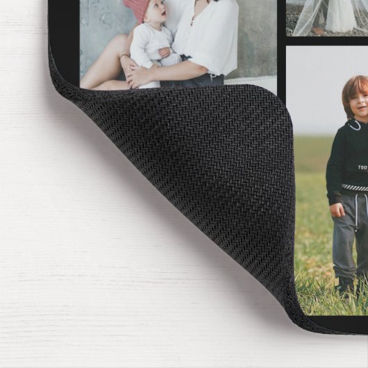 Creëer Uw eigen 11-fotocollage Muismat (Hoek)