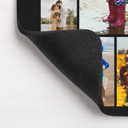 Creëer Uw eigen 11-fotocollage Muismat (Hoek)