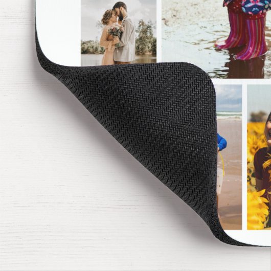 Creëer Uw eigen 11-fotocollage Muismat (Hoek)