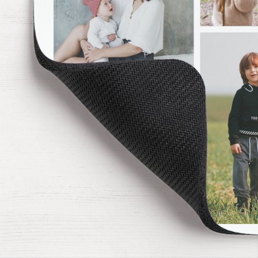 Creëer Uw eigen 11-fotocollage Muismat (Hoek)