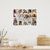 Creëer Uw eigen 11-fotocollage Poster (Keuken)