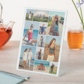 Creëer Uw eigen 11-fotocollage Reclamebord Met Voetstuk (Insitu)