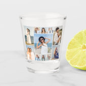 Creëer Uw eigen 11-fotocollage Shot Glas (Voorkant)