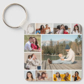 Creëer Uw eigen 11-fotocollage Sleutelhanger (Voorkant)
