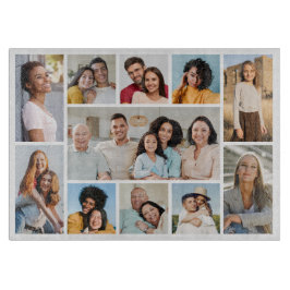 Creëer Uw eigen 11-fotocollage Snijplank