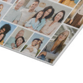 Creëer Uw eigen 11-fotocollage Snijplank (Hoek)