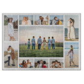 Creëer Uw eigen 11-fotocollage Snijplank (Voorkant)