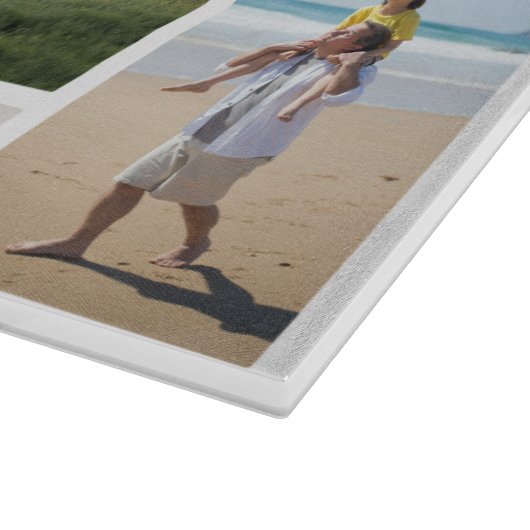 Creëer Uw eigen 11-fotocollage Snijplank (Hoek)