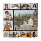 Creëer Uw eigen 11-fotocollage Tegeltje (Voorkant)