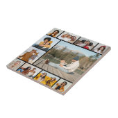 Creëer Uw eigen 11-fotocollage Tegeltje (Zijkant)
