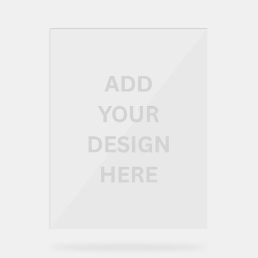 Creëer Uw eigen 11 "x14" acryl bruiloft teken Acryl Bord (Voorkant)