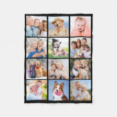 Creëer uw eigen 12 aangepaste eenvoudige fotocolla fleece deken (Voorkant)
