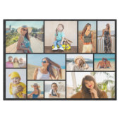 Creëer Uw Eigen 12 Foto Collage Tafelkleed (Voorkant (Horizontaal))