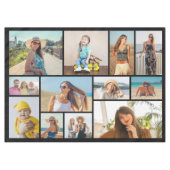 Creëer Uw Eigen 12 Foto Collage Tafelkleed (Voorkant (Horizontaal))