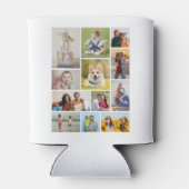 Creëer Uw eigen 12 fotocollage Blikjeskoeler (Achterkant)
